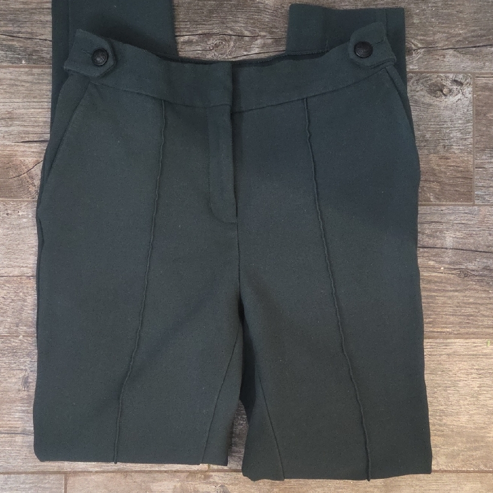 Express Women's Dark Green Formal Pants